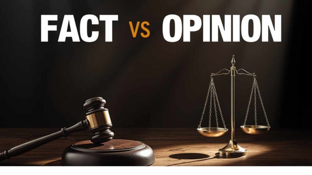 fact vs opinion